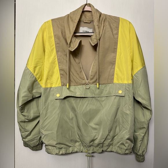 Lightweight Colorblock 80s Style Windbreaker Jacket - size L - Picture 3 of 3